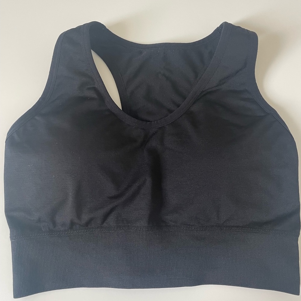 Black Women's Sports Bra